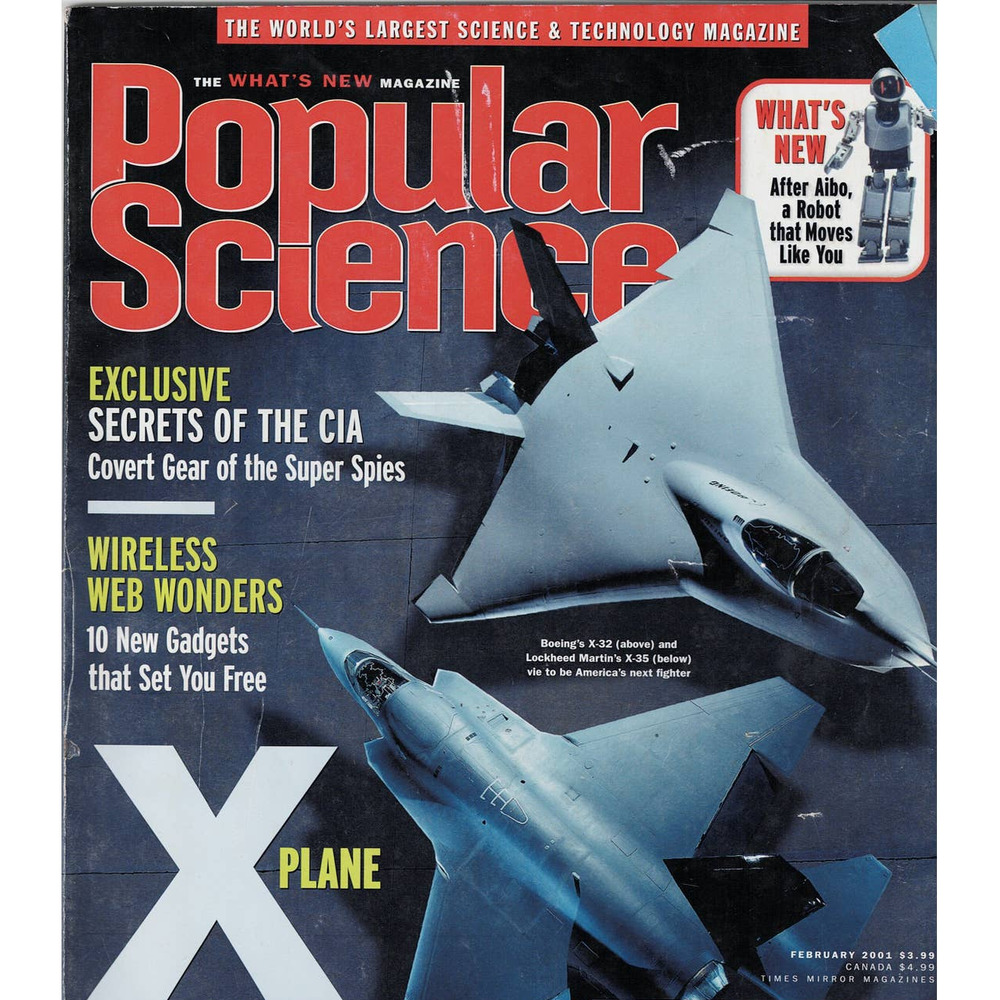 POPULAR SCIENCE Magazine February 2001 Volume 258 Number 2